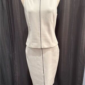 White House Black Market White Pencil Skirt and Top (2 piece set)